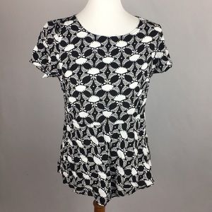 Old Navy Floral Leaf Pattern Top